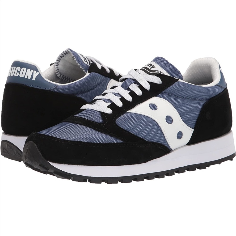 Saucony Black and Blue Athletic Sneakers